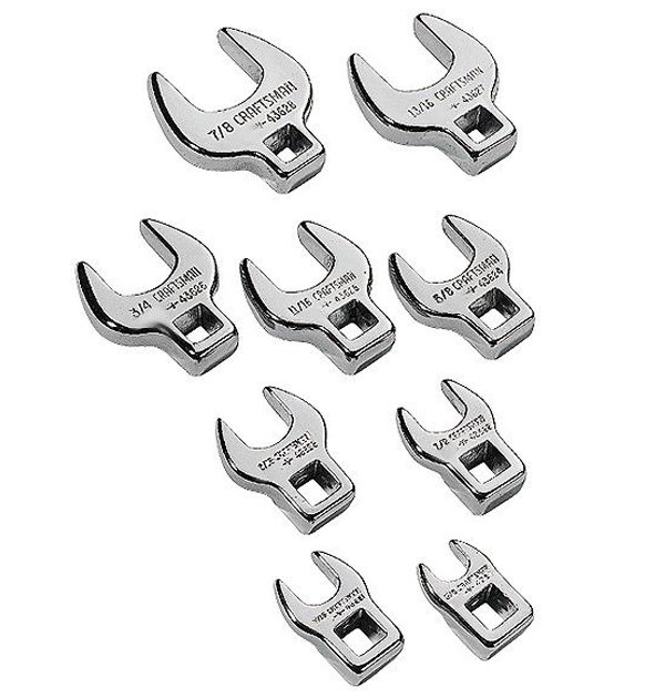 10 Piece Crowfoot Wrench Set